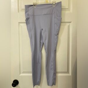 All in Motion Lavender Pocket Leggings Size Large